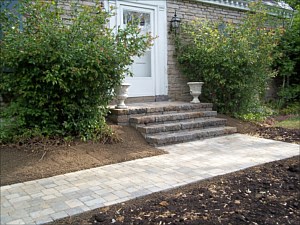 Bethel Park Paver Walkway - Steps
